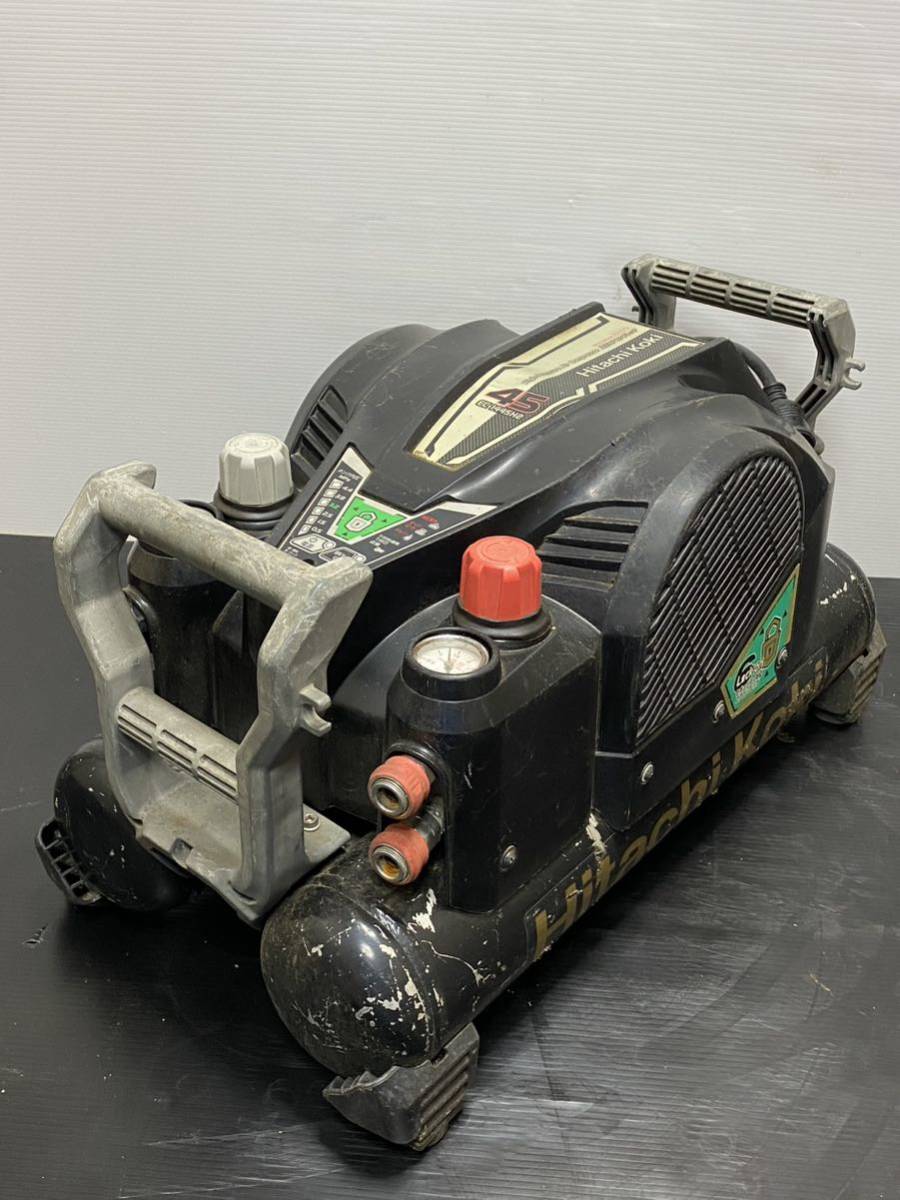 HITACHI 日立工機 AIR COMPRESSOR エアーコンプレッサー 100v EC 1445H2【動作確認済み】