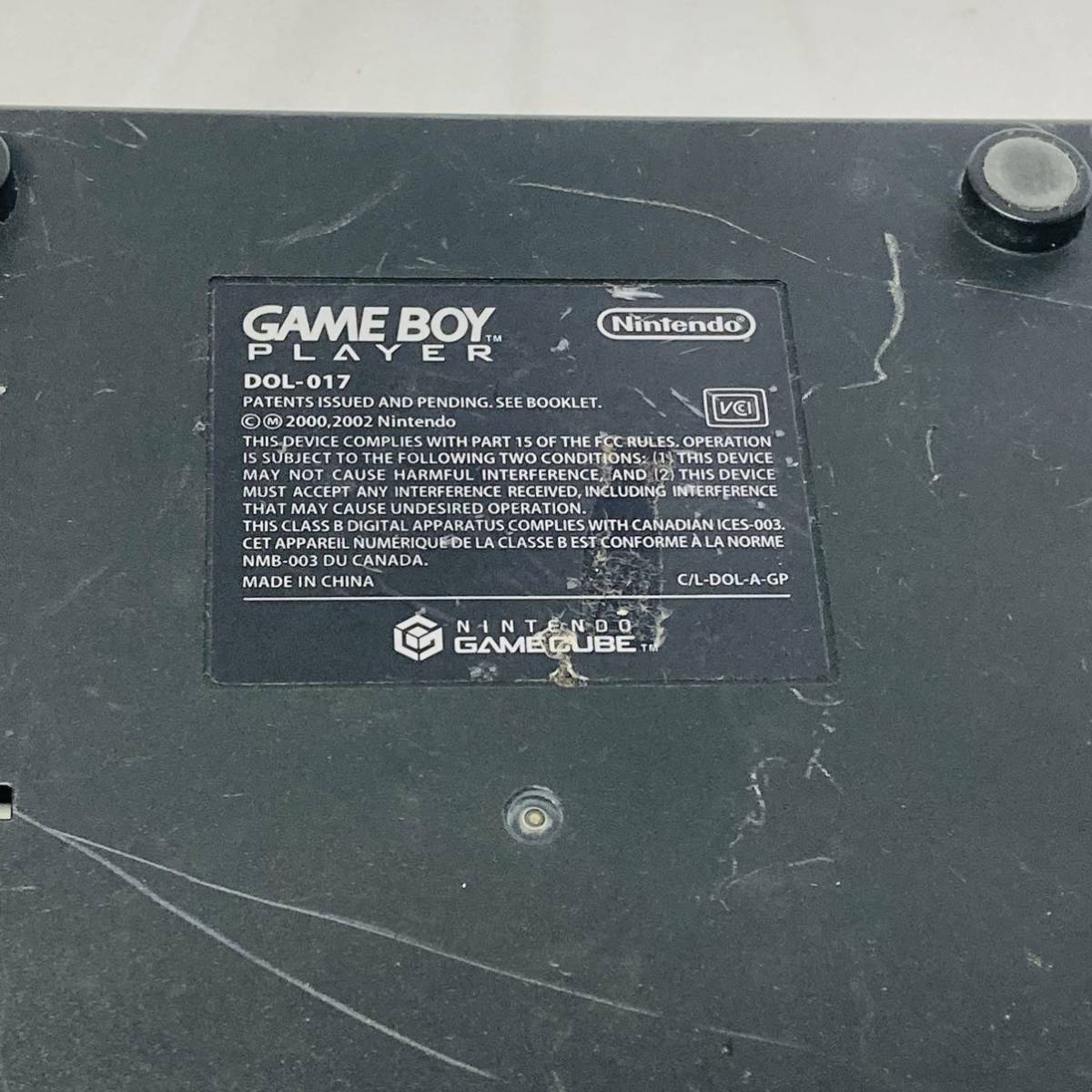★1円～ 動作確認済 任天堂 ゲームキューブ ゲームボーイプレーヤー ブラック Nintendo GAMECUBE GAMEBOY PLAYER GC 送料520円