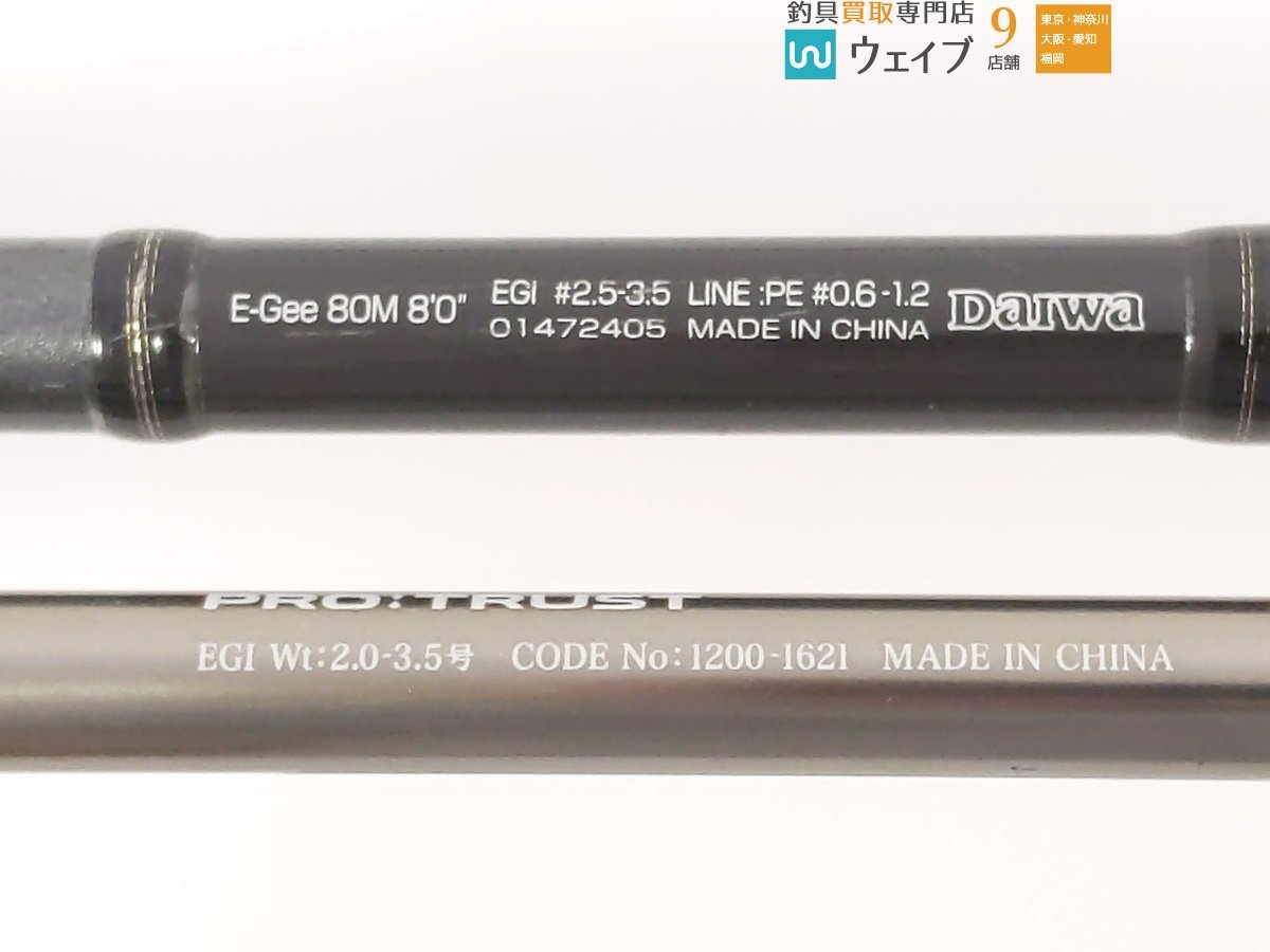 釣竿セットDAIWA E-GEE ROMA E エギングロッド 80M 釣竿セットDAIWA E