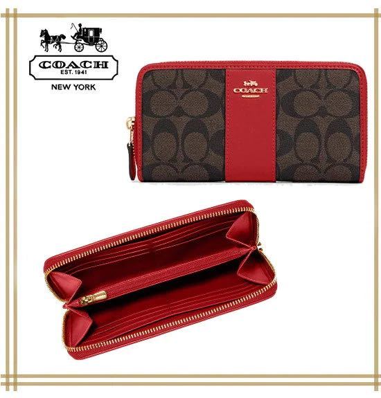 COACH ラウンドファスナー長財布 ブラック 【公式通販】