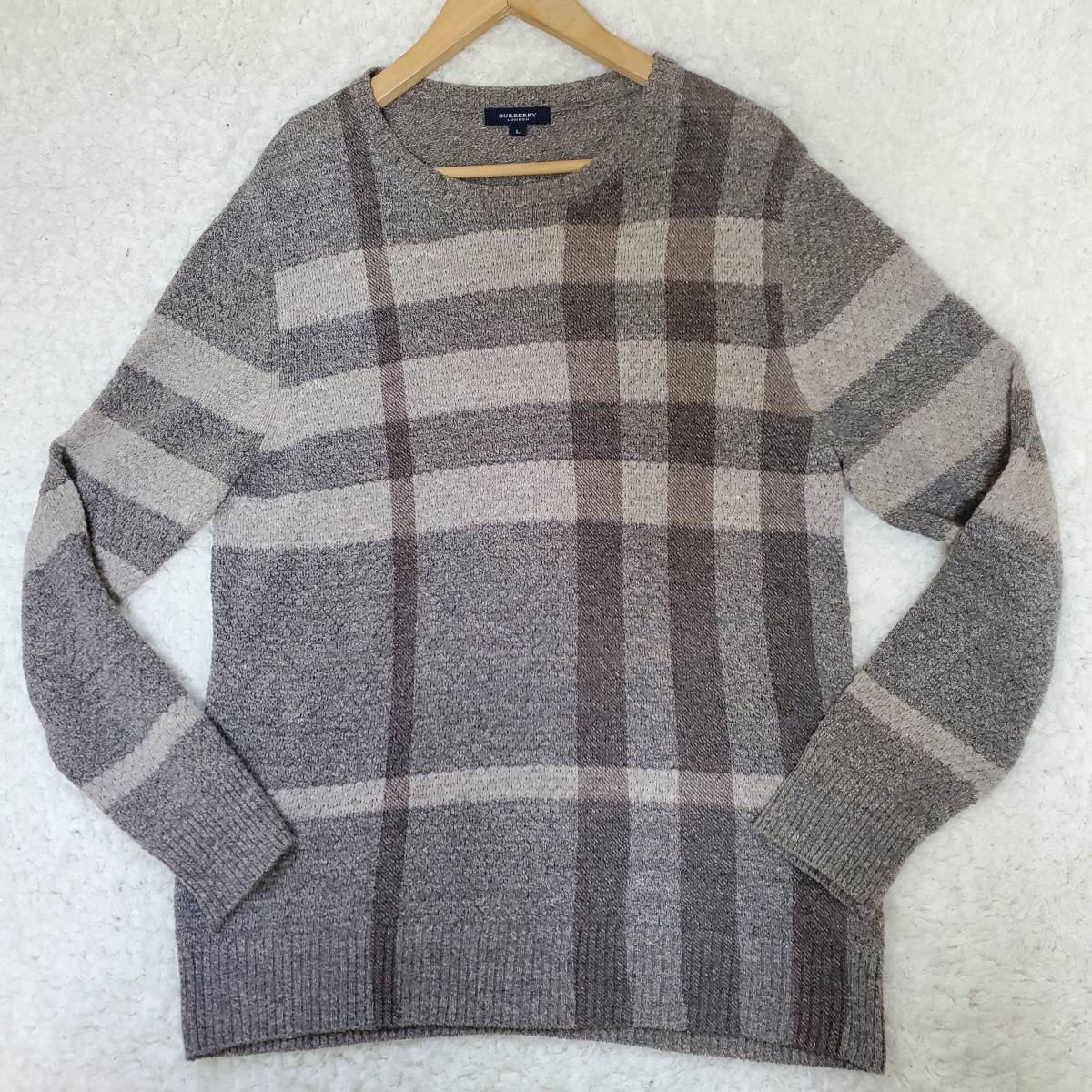 BURBERRY LONDON/バーバリーロンドン 希少Lサイズ 春夏 リネン素材 