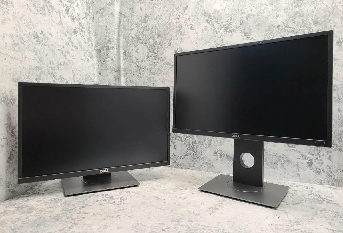 T1372 DELL P2217Hb 22インチ ワイド 液晶ディスプレイ 2台セット WSXGA+/ノングレア/TN/HDMI/Displayport 