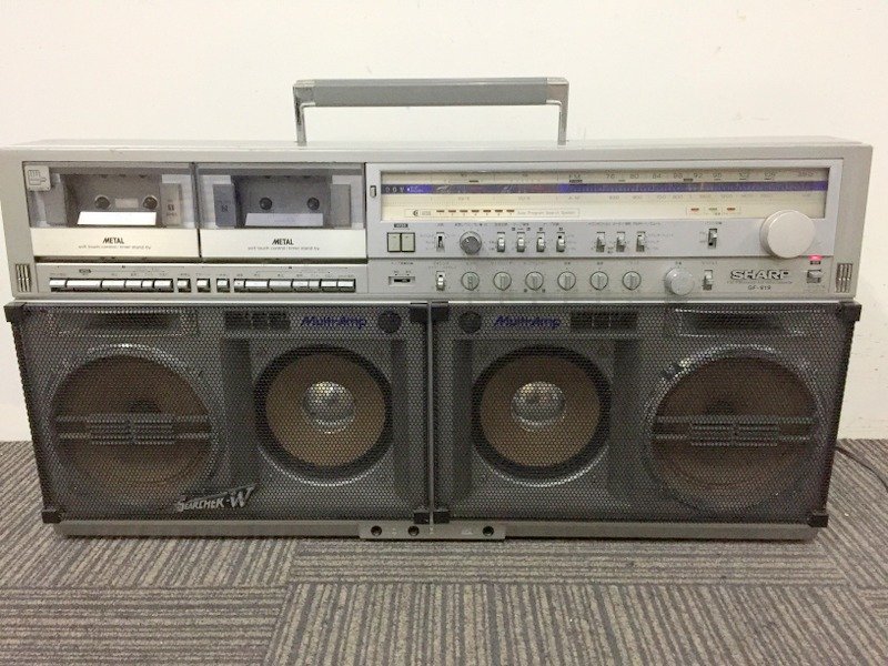 ジャンク品】SHARP GF-919 THE SEARCHER-W ラジカセ シャープ ザ