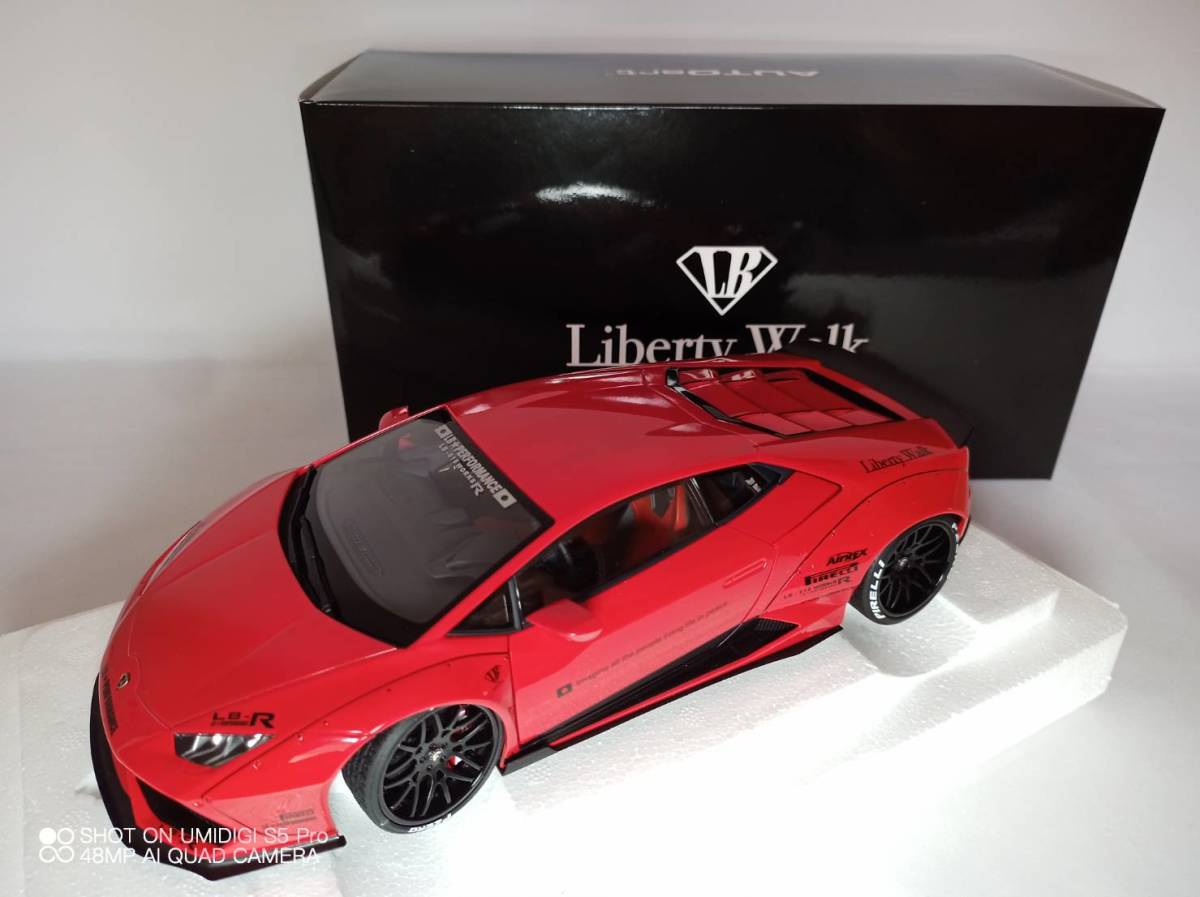 【中古希少】 1/18 オートアート AUTOart LB-WORKS Lamborghini HURACAN ランボルギーニ ウラカン リバティーウォーク レッド【送料無料】 ,中古1/18オートアートAUTOartLB-WORKSLamborghiniHURACANランボルギーニウラカンリバティーウォークレッド送料無料
