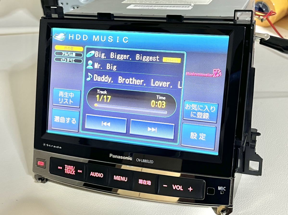 Panasonic CN-L880LEDFA スバル パナソニック ストラーダ 8インチナビ