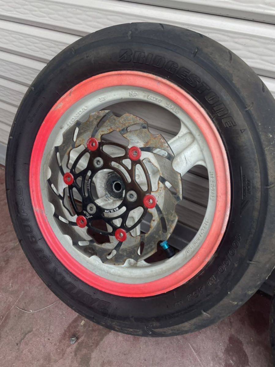 レア ホンダ 純正 NSR50 レース定番 前期ホイール前後セット ミニ 希少 レア ホンダ 純正 NSR50 レース定番 前期ホイール前後セット ミニ 希少