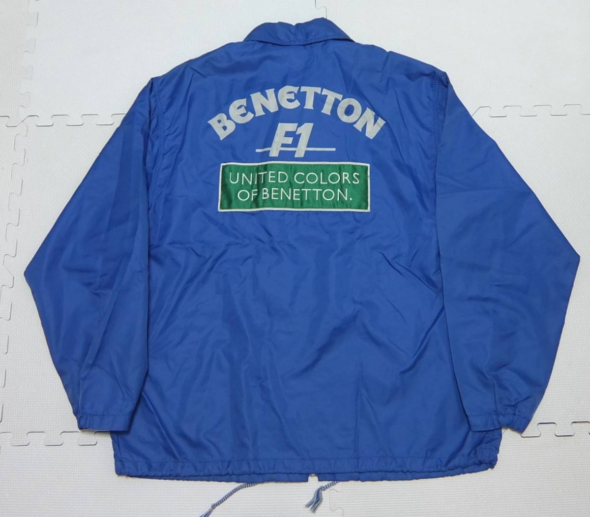 Benetton Formula1 ベネトン フォーミュラ1 ナイロンジャケット 青 48 