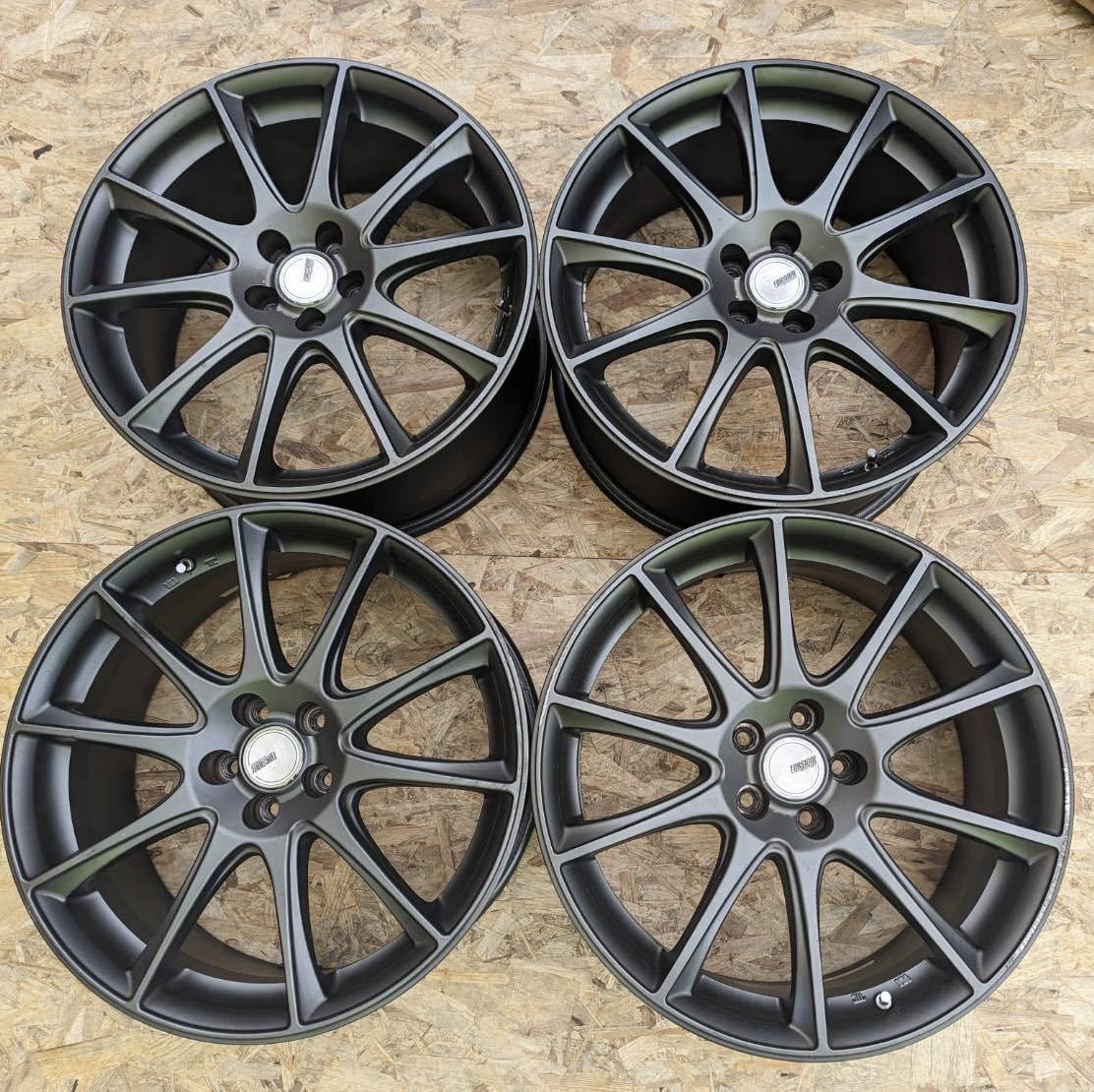 ABE SHOKAI TORSIONE アベショウカイ 18インチ 8.5J＋50 PCD100 5穴 86 ZN6 BRZ ZC6 アルミホイール プリウアルミホイール 