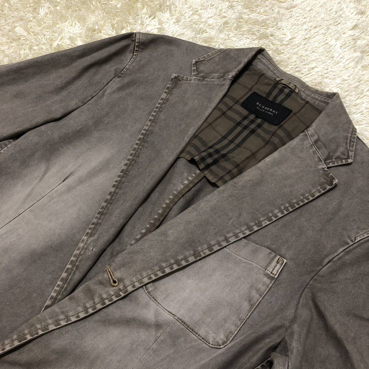 バーバリーブラックレーベル【絶妙な風合い】BURBERRY BLACK LABEL