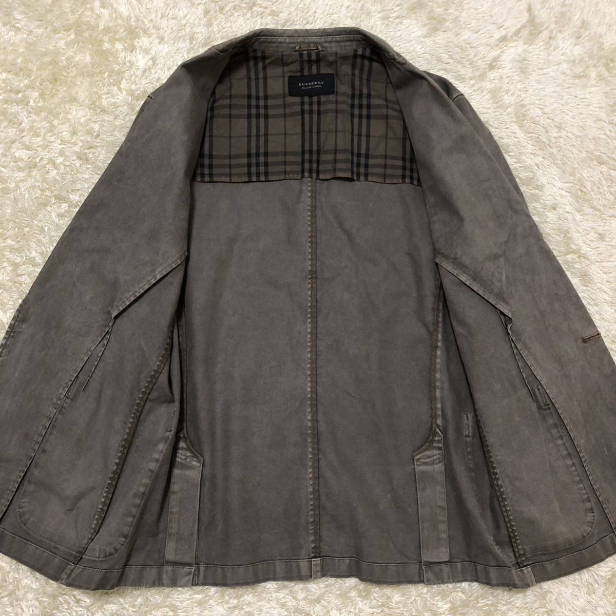 バーバリーブラックレーベル【絶妙な風合い】BURBERRY BLACK LABEL 