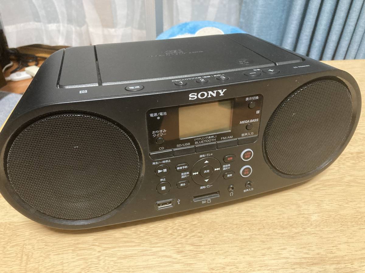 ソニー CDラジオ FM/AM/ワイドFM対応 ZS-RS81BT ソニー、Bluetooth/NFC