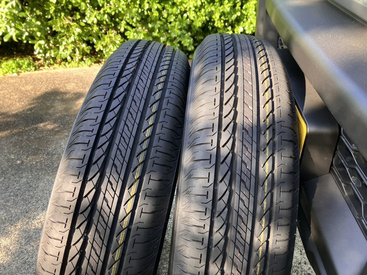送料無料 新車外し2本セット ブリヂストン デューラー H/L 175/80R16 23年11週製造 令和5年4月納車 ジムニー純正 ② H&frasl;L ブリヂストン 新車外し バリ溝ブリヂストン 2025年製 ジムニーシエラ