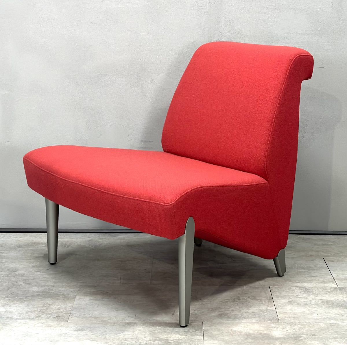 内田洋行 UCHIDA 1人掛けソファ ソファ 1P モダン 赤 一人掛けソファ