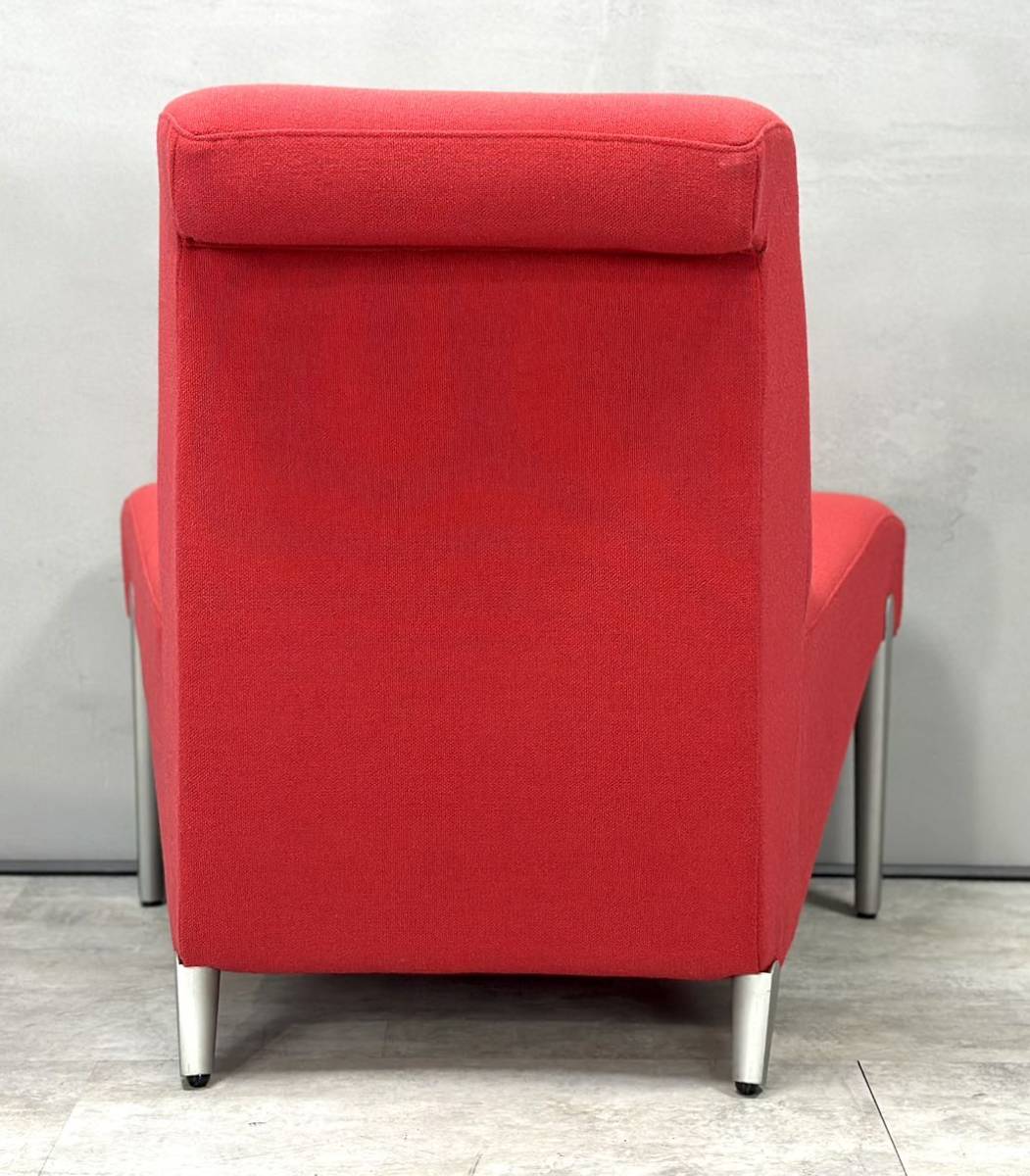内田洋行 UCHIDA 1人掛けソファ ソファ 1P モダン 赤 一人掛けソファ