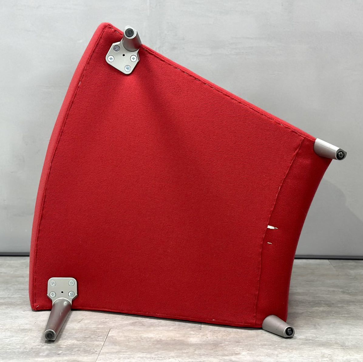 内田洋行 UCHIDA 1人掛けソファ ソファ 1P モダン 赤 一人掛けソファ