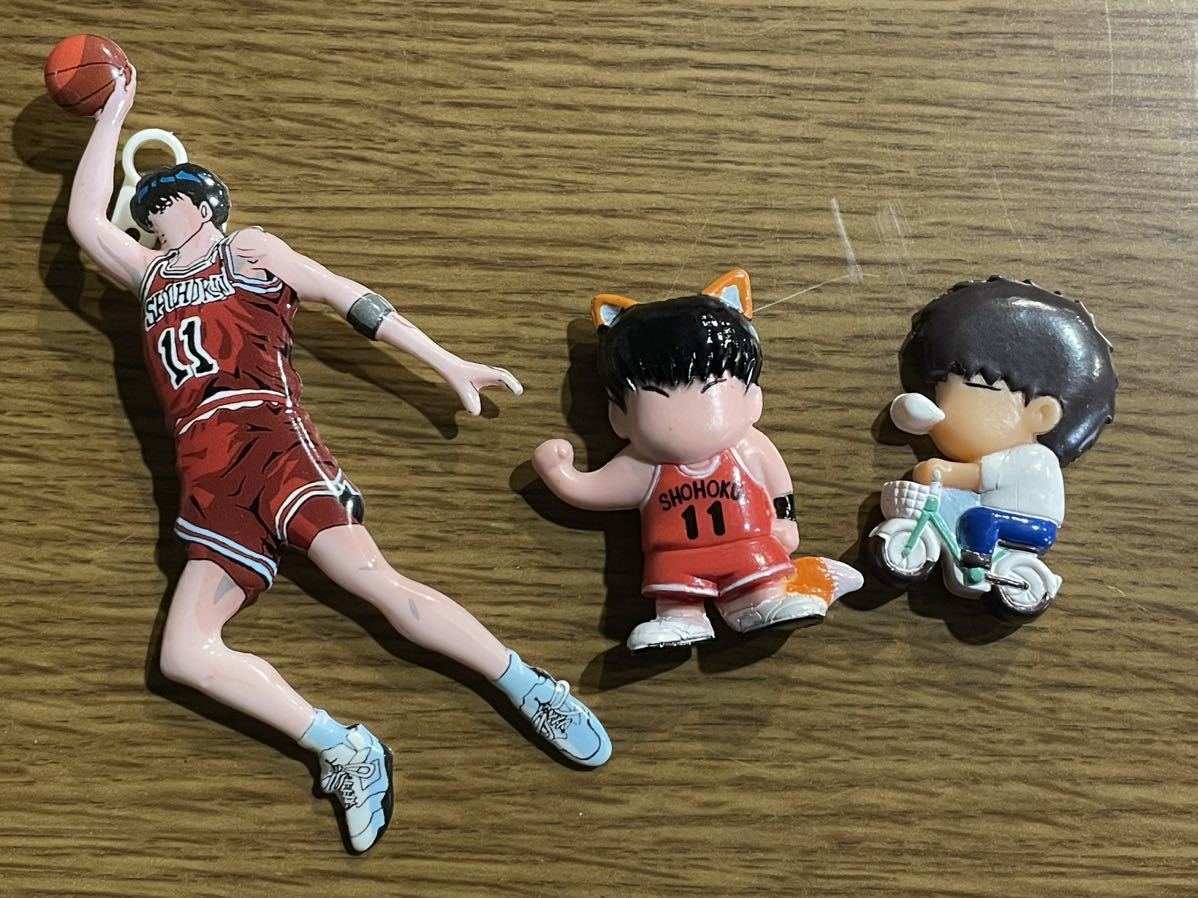 424m2) 当時物! SLAM DUNK スラムダンク 指人形 キーホルダー キー