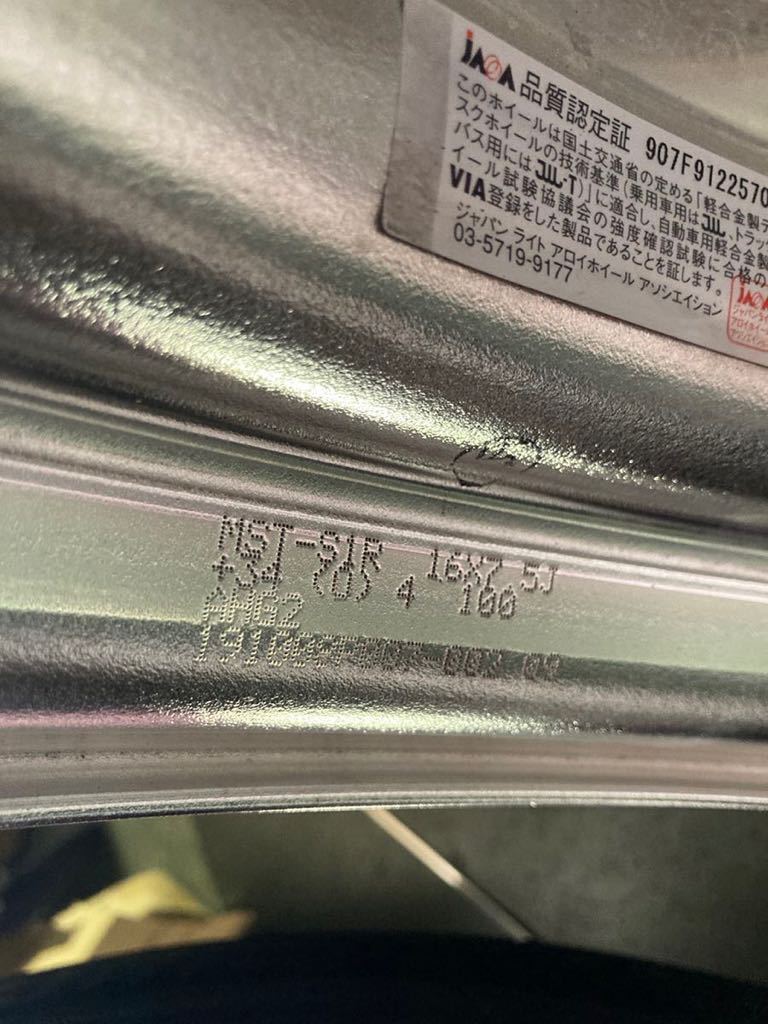 WORK MEISTER ワーク マイスター　16インチ　4穴　タイヤホイール4本セット_9