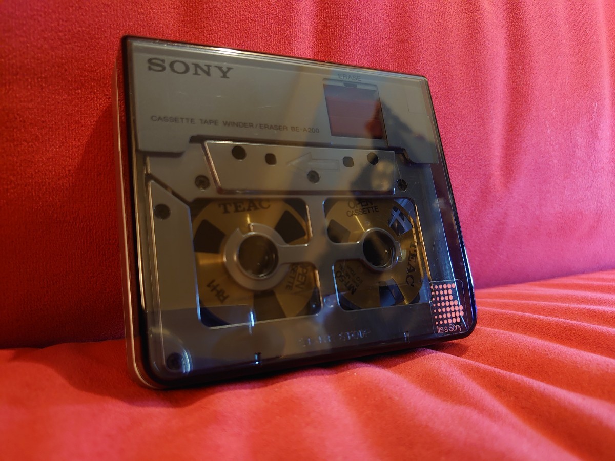 SONY】BE-A200 CASSETTE TAPE WINDER ERASER ソニー カセットテープ