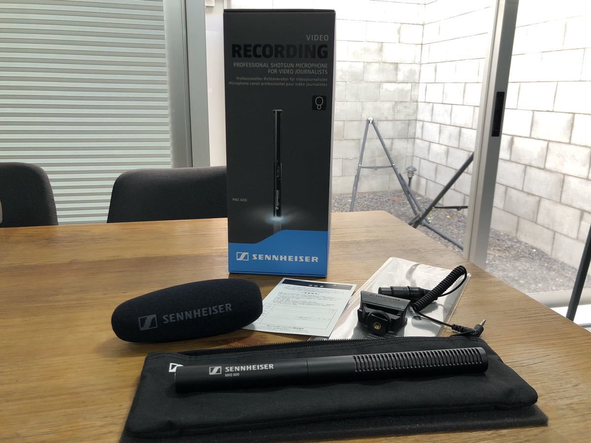 最新作，100%新品 Sennheiser ゼンハイザー MKE 600 ガンマイク XLR
