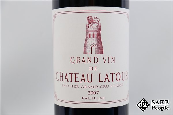 シャトー ラトゥール 2007 CH.LATOUR シャトー・ラトゥール 2007 MG