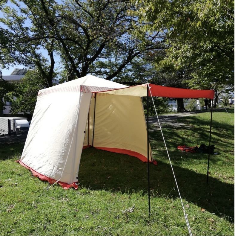 新品未使用】WOODS CANADA Cabin Shade 鉄骨 ロッジ テント カナダ輸入