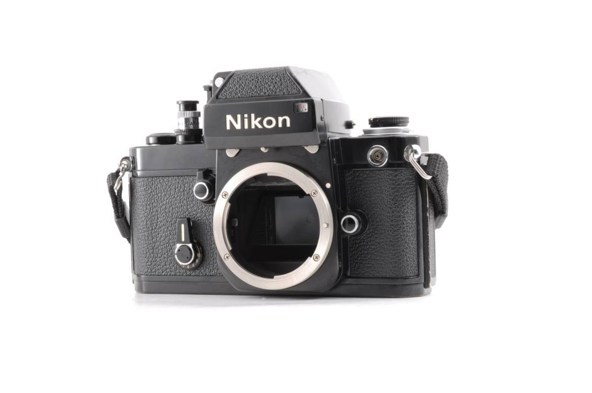 動作品 ニコン Nikon F2 フォトミック DP-1 ボディ 黒 ブラック MF 一眼レフ フィルムカメラ 管K2755