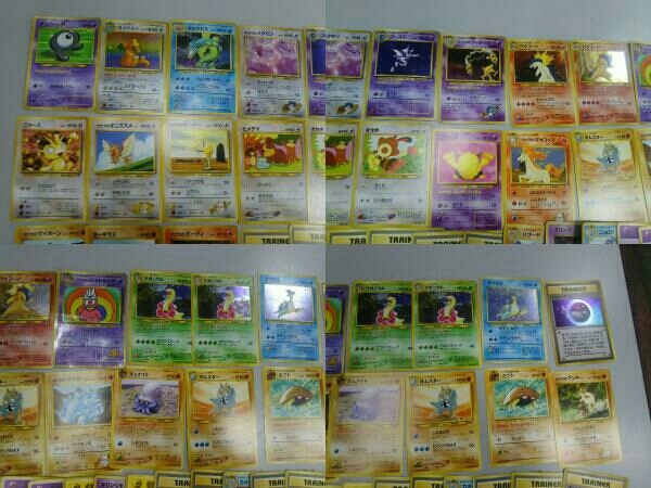 ポケモンカード まとめ売り 旧裏 ジャンク品｜Yahoo 75枚セット 旧裏面