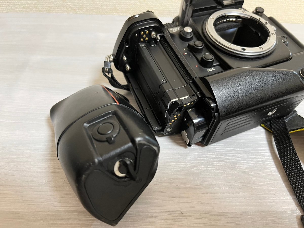 □ ニコン Nikon F4 ボディ フィルムカメラ 本体＋MB-21 動作未確認 