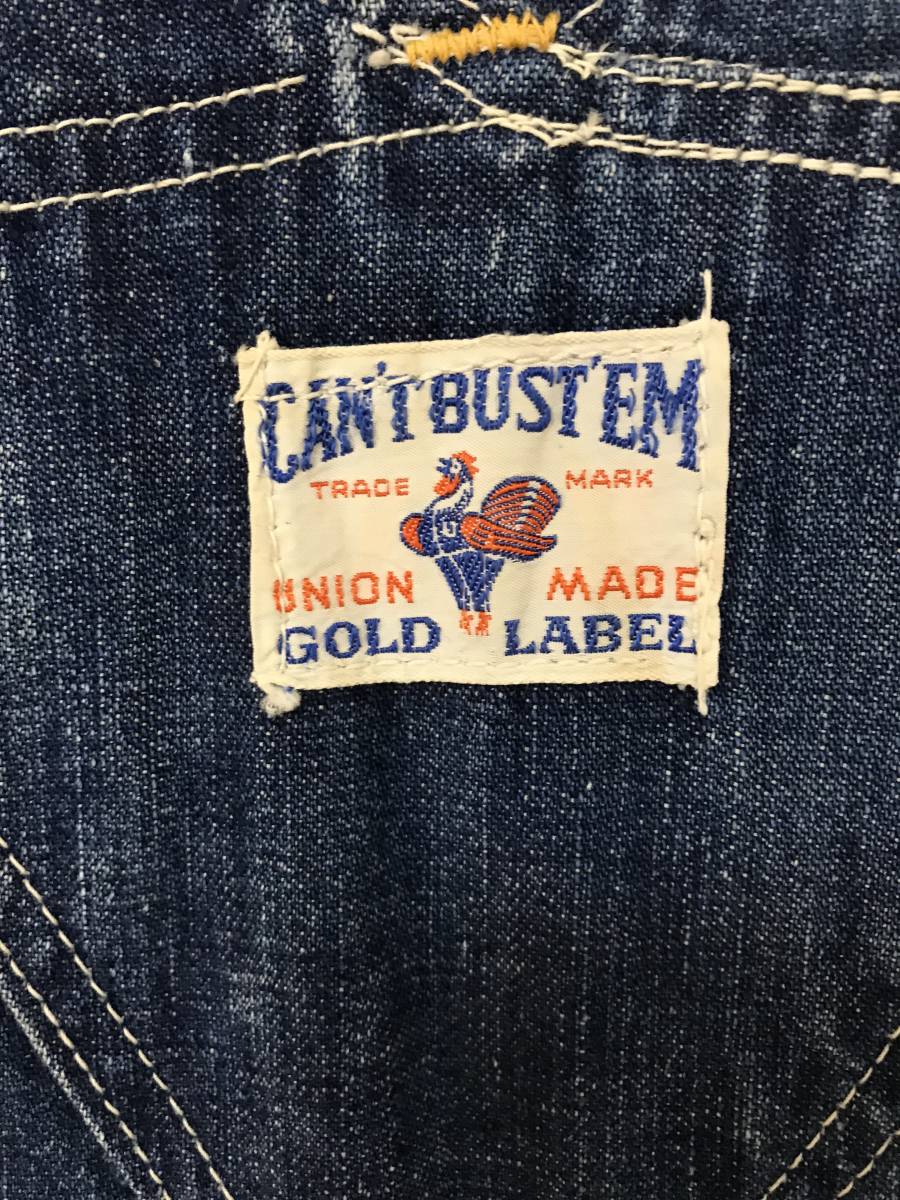 CAN'TBUST'EMオーバーオール　ビンテージ　リーバイス　ゴローズ