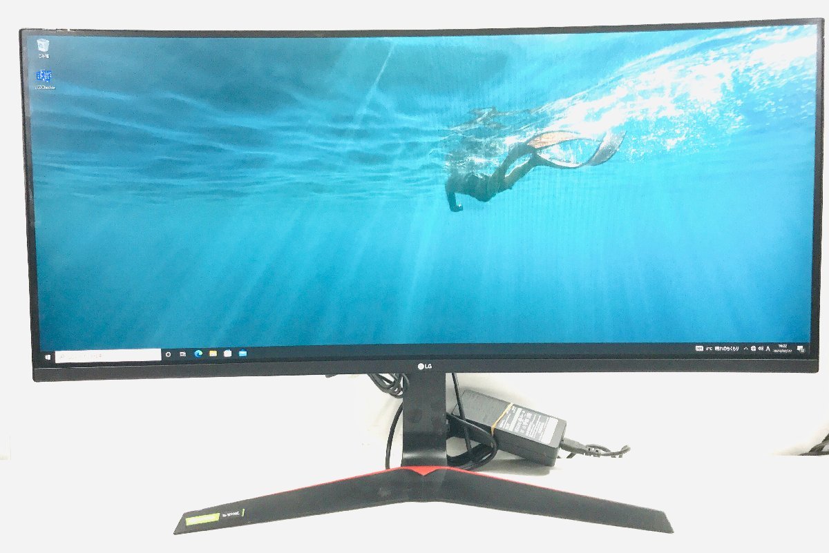 中古美品　完全動作 34型 湾曲モニター LG UltraGear 34GL750-B ディスプレイ