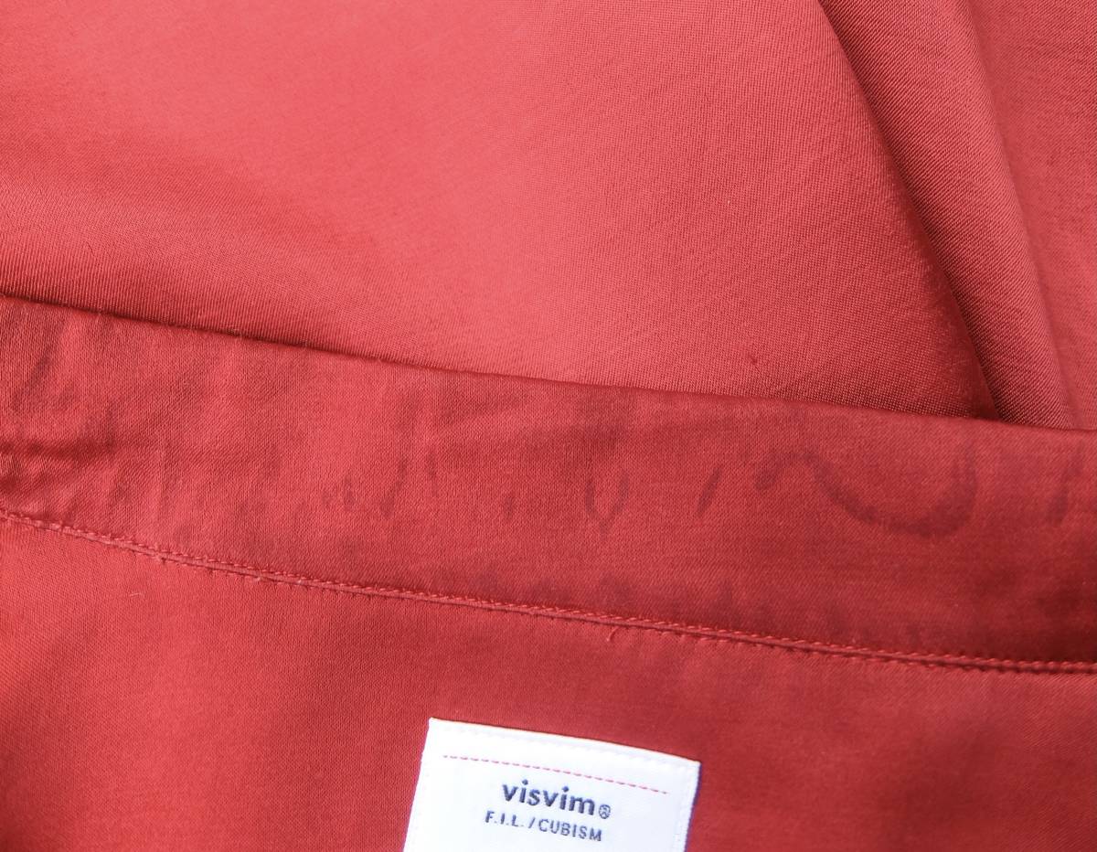 VISVIM ビズビム 18SS IRVING SHIRT S/S PEERLESS サテンシャツ 半袖