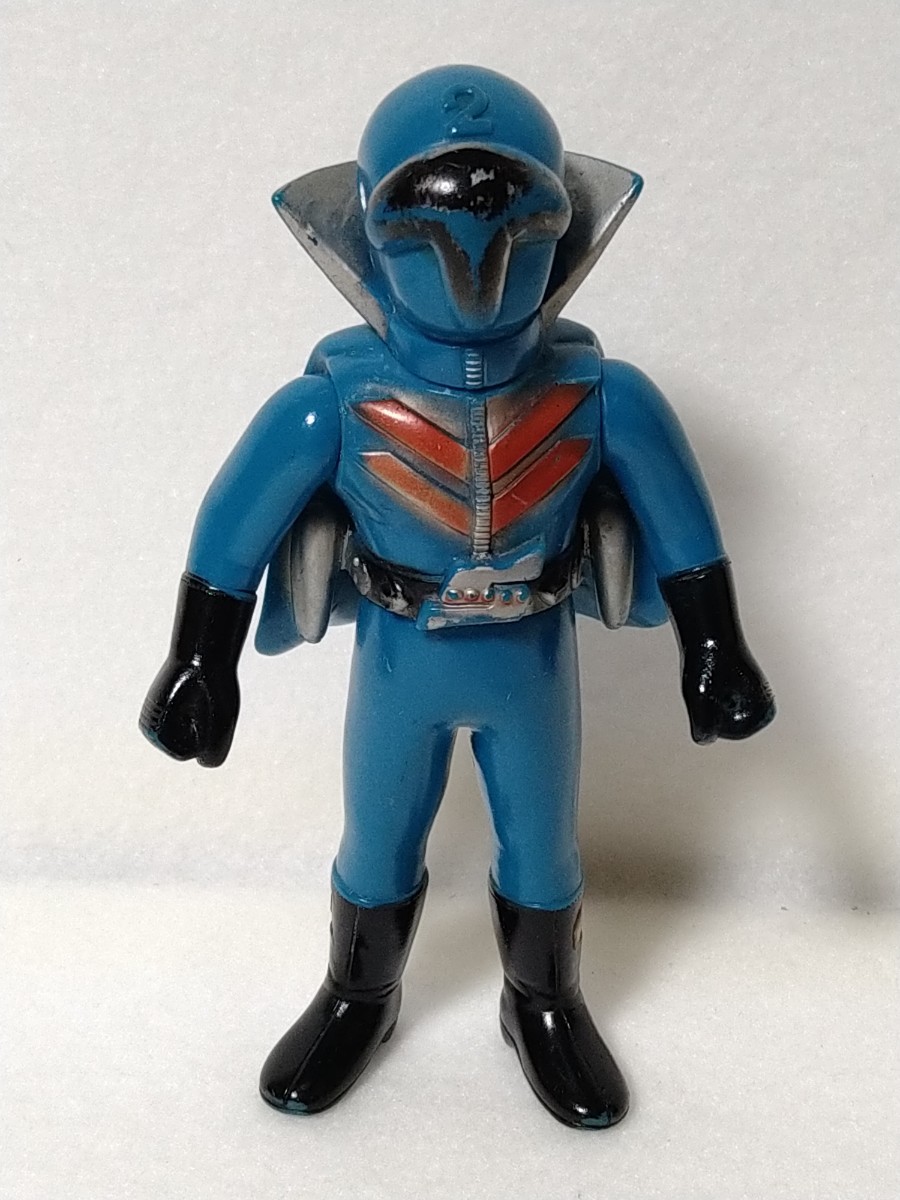 当時物 アオレンジャー ポピー 秘密戦隊ゴレンジャー ソフビ人形  