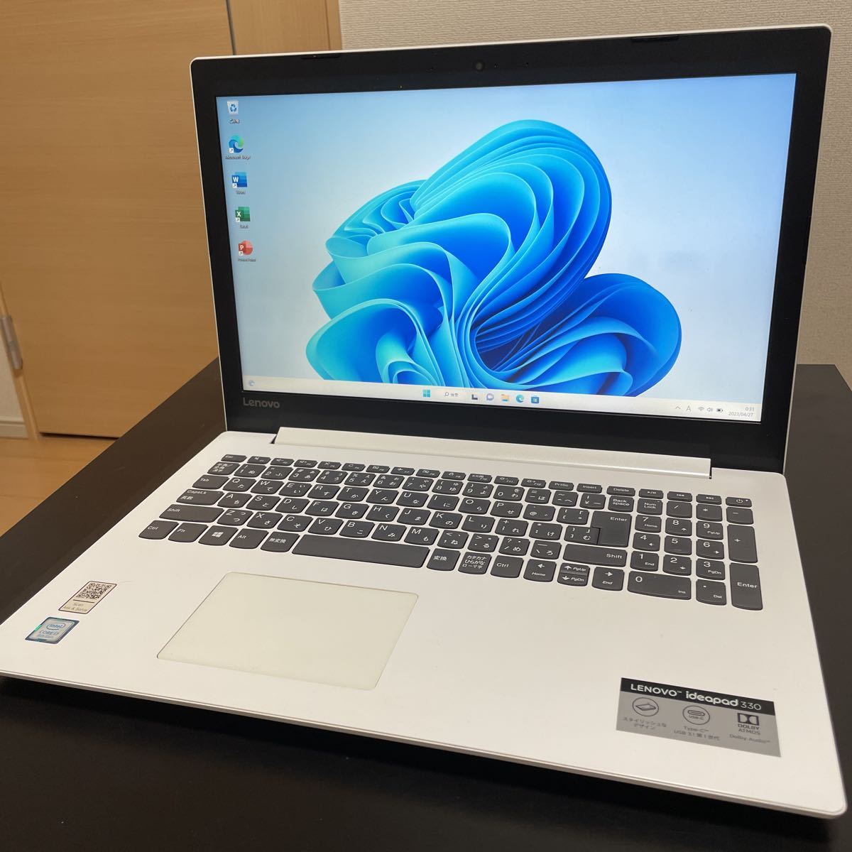 ☆爆速第8世代i7☆ 新品SSD1TB！Lenovo ideapad 330 81DE014GJP Core i7-8550U/メモリ 8GB/Office2021 15.6型 HD/最新Win11/webカメラ ⑯