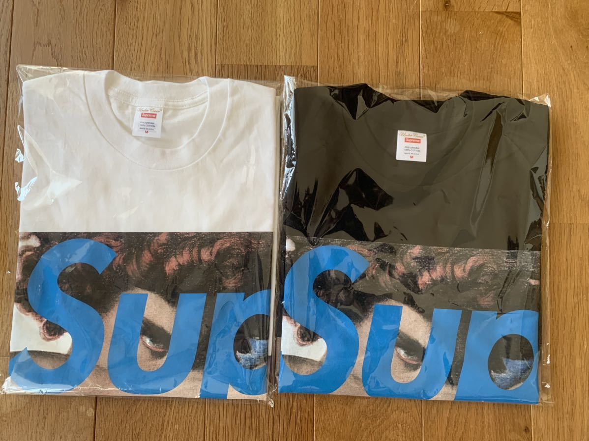 2色セット　新品　アンダーカバー×シュプリーム　Tシャツ　M　白　黒　Supreme Undercover Face Tee　ホワイト　ブラック　