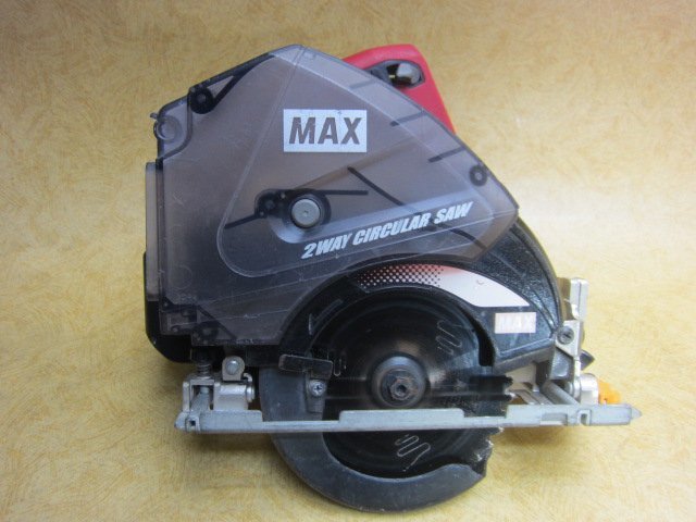 WH-4836中古品 MAX マックス 18V 充電式防じん兼用丸のこ PJ-CS53CDP