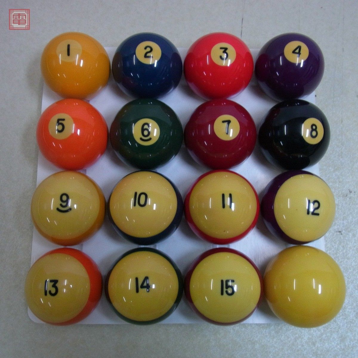 ビリヤード 球 ボール 16個セット 箱付 STANDARD ベルギー製 made in