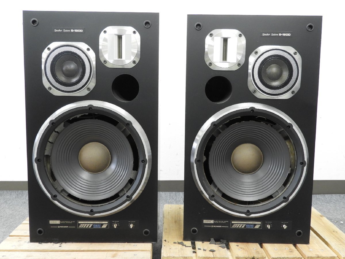 オーディオ機器 【D】 PIONEER S-180II スピーカーペア パイオニア 3253632