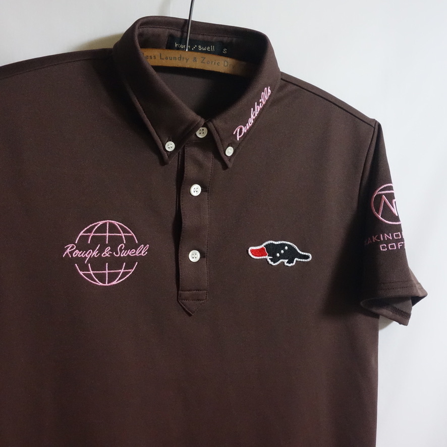 【Rough ＆ Swell ラフ＆スウェル 2017 WORLD TOUR BD ポロシャツ S】RSM-17262 ラフアンドスウェル 半袖
