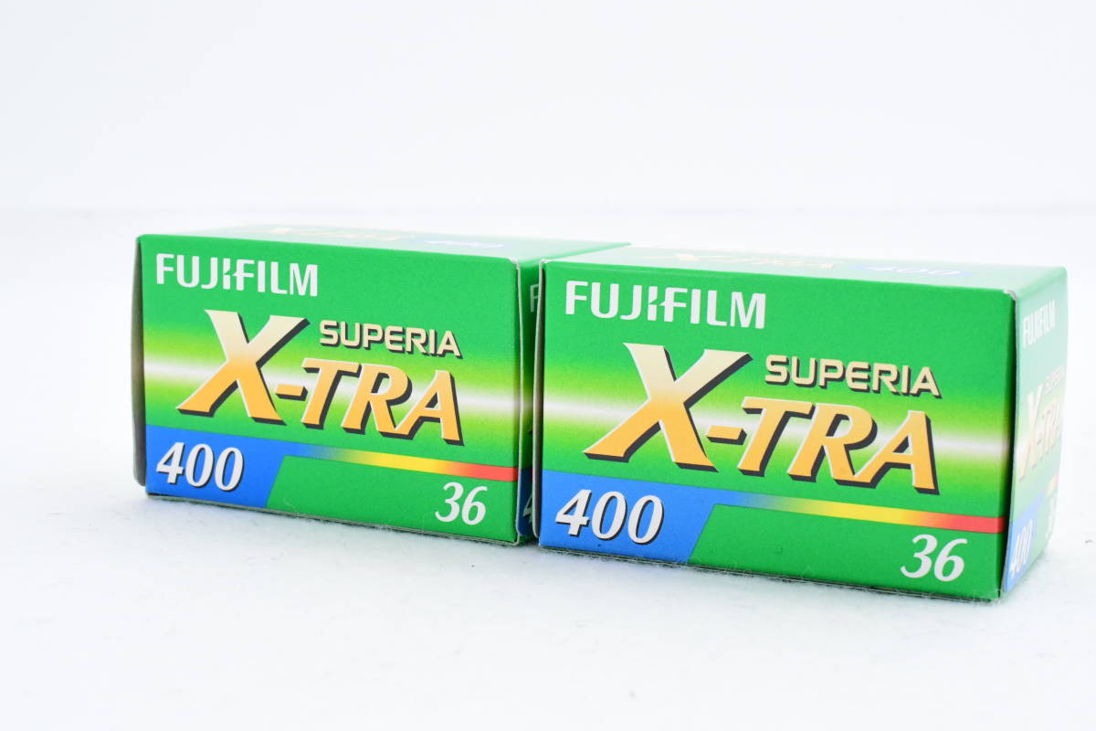 （送料無料）★新品・2本セット★ FUJIFILM フジフィルム SUPERIA X-TRA400 36枚撮り 期限：2025/02，or /03
