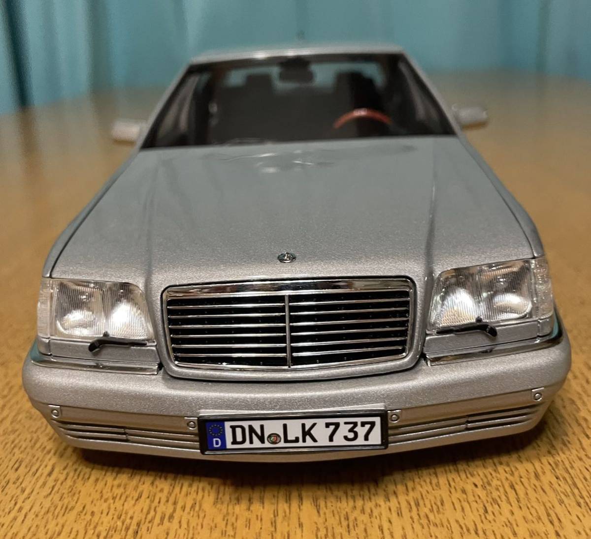 訳あり カスタム 1/18 Norev Mercedes Benz S CLASS シルバー s600 