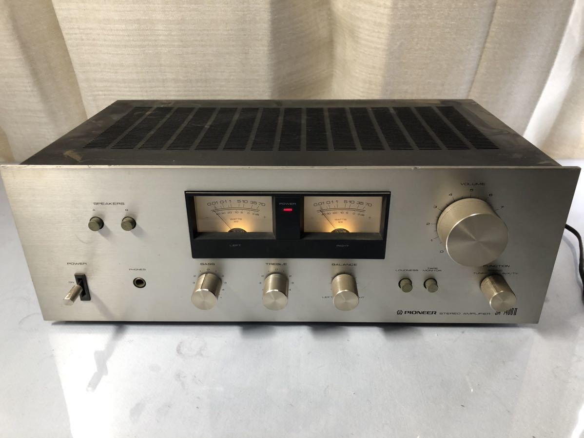 Pioneer パイオニア SA-7400II プリメインアンプ アンプ 通電確認済み