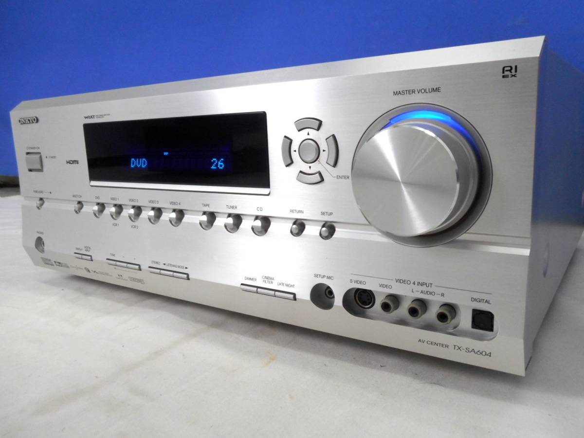 ONKYO TX-SA604 AVアンプ ♤【訳あり】 TX-SA604(N) GOLD ONKYO AV