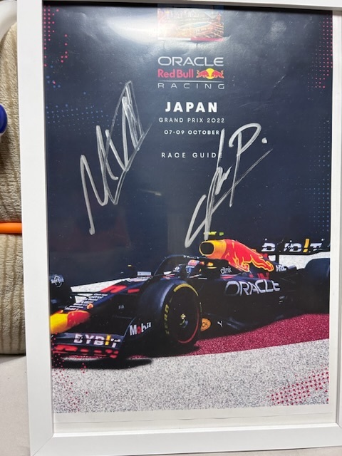 マックス・フェルスタッペン 直筆サインフォト レッドブル F1 Max