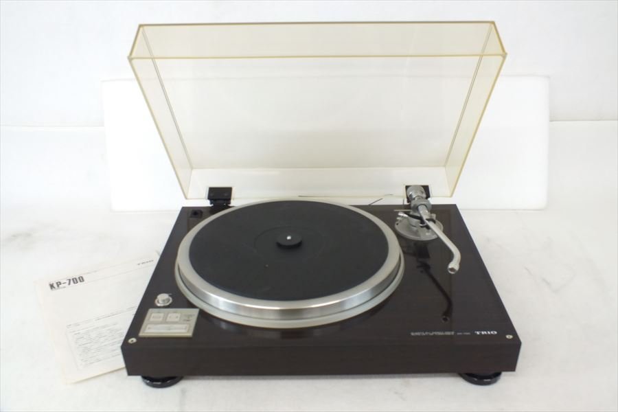 ■ TRIO トリオ KP-700 ターンテーブル 中古 現状品 230402M4061