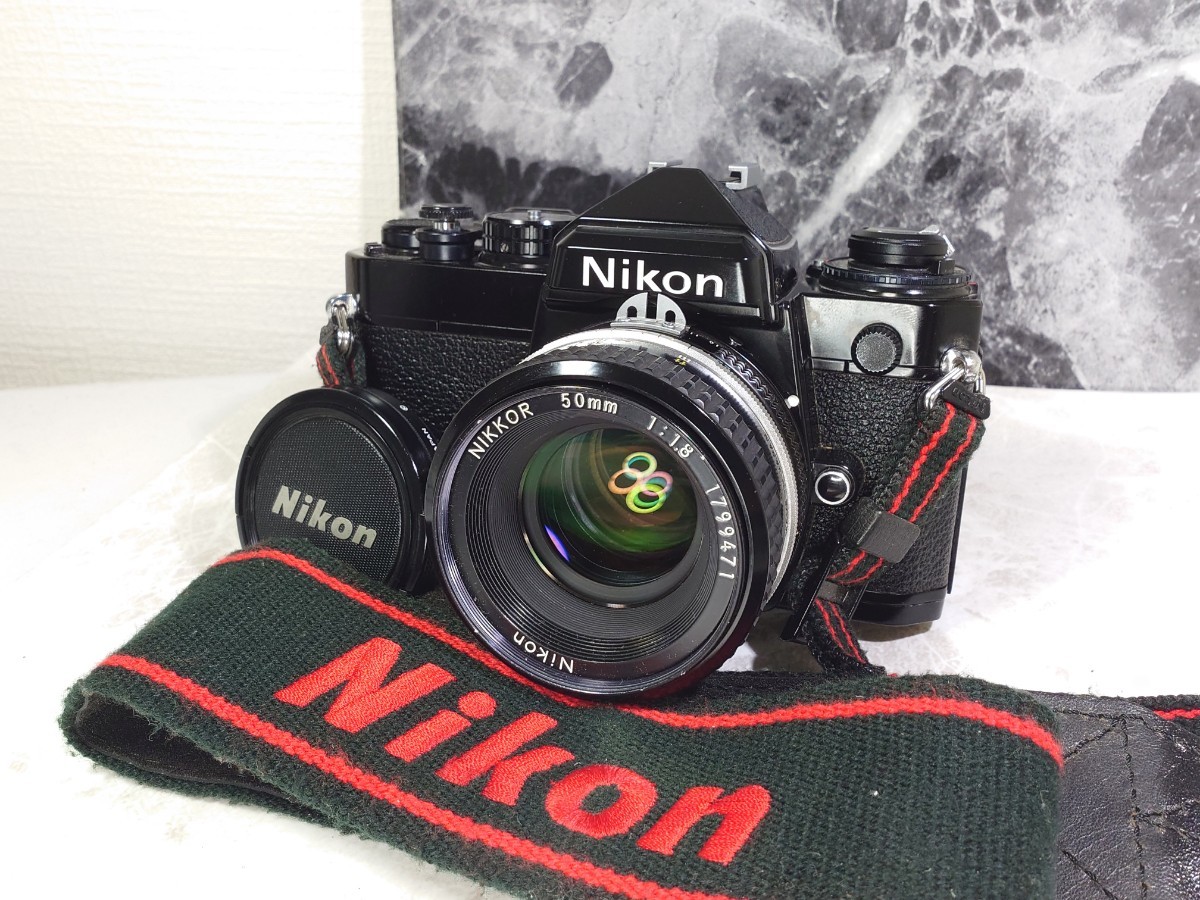 Nikon FE 50mm Camera SLR F1.4 AI - camera film nikkor black Exc+5
