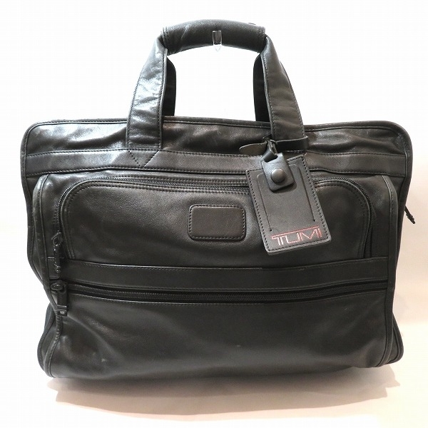 トゥミ キャリーオンバック ブラック レザー バッグ ショルダーバッグ ビジネスバッグ メンズ☆0332