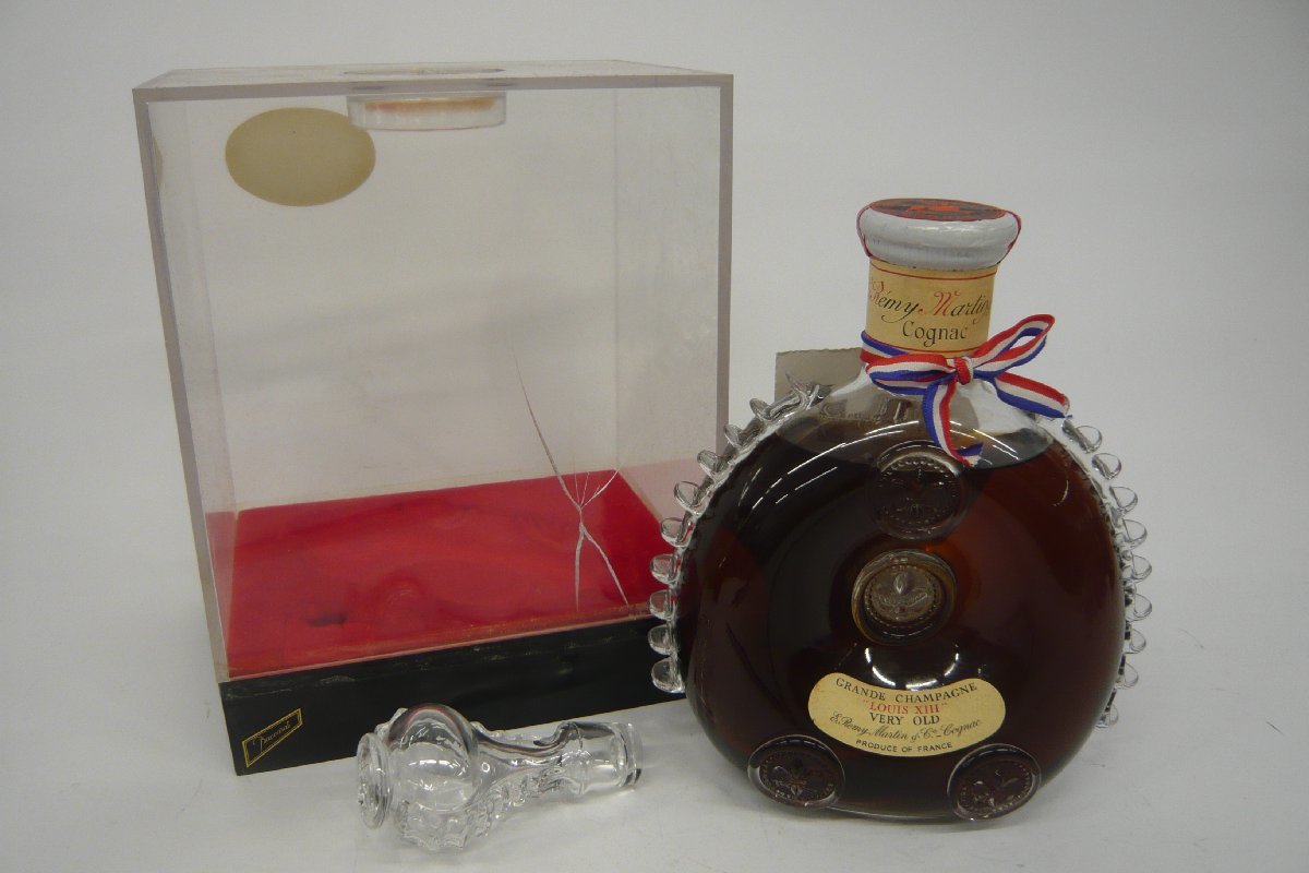 1円～ おたからや◆K0425-23　レミーマルタンREMY MARTIN　ルイ13世　プラスチックケース　替え栓　ブランデー　コニャックCOGNAC