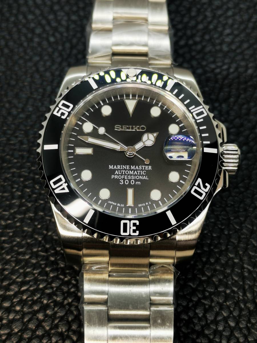 MOD NH35 SEIKO 腕時計 自動巻 mod カスタム 自動巻き nh35自動巻き 