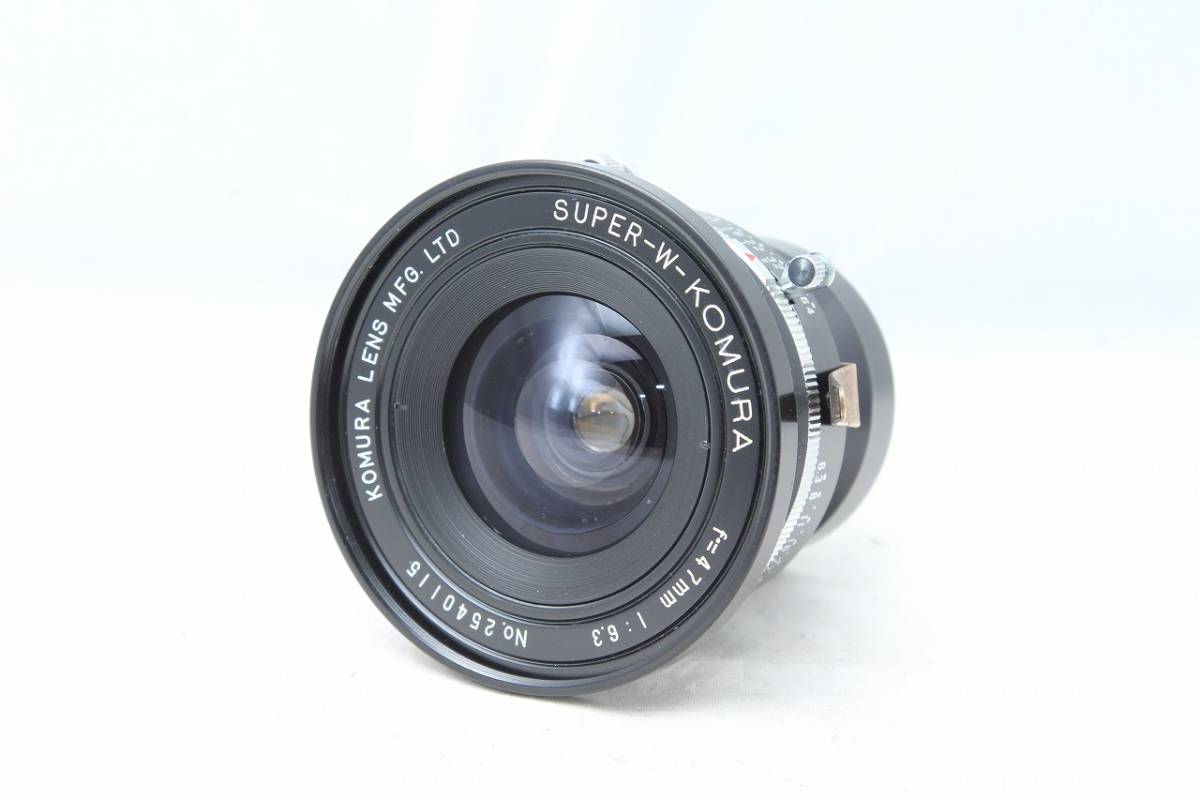 美品☆コムラー KOMURA Super W KOMURA 47mm F6.3