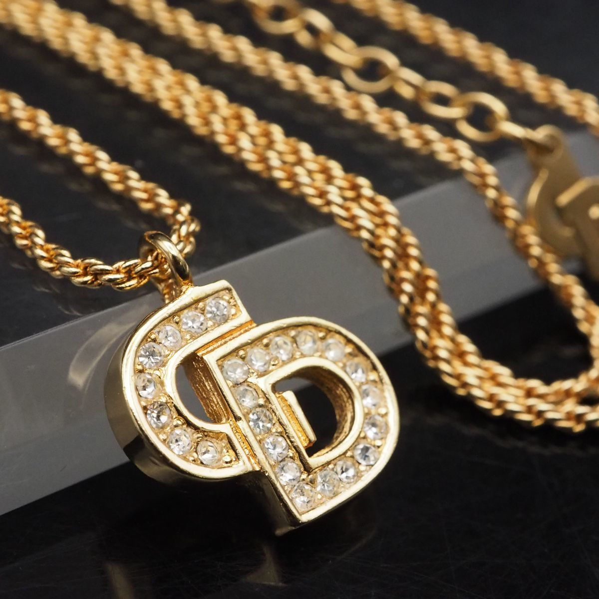Y271 1円 クリスチャン ディオール Christian Dior GERMANY刻印 ロゴ 